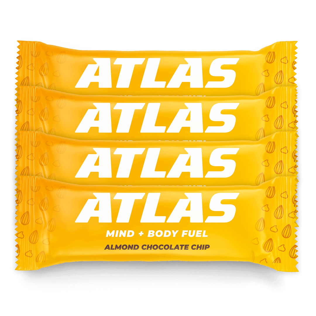 Atlas Bar Almond Chocolate Chip (4-pack)