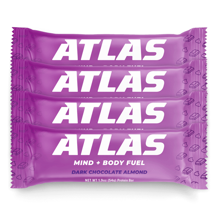 Dark Chocolate Almond (4-pack) - Atlas Bar