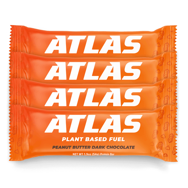 Peanut Butter Dark Chocolate (4-pack) - Atlas Bar