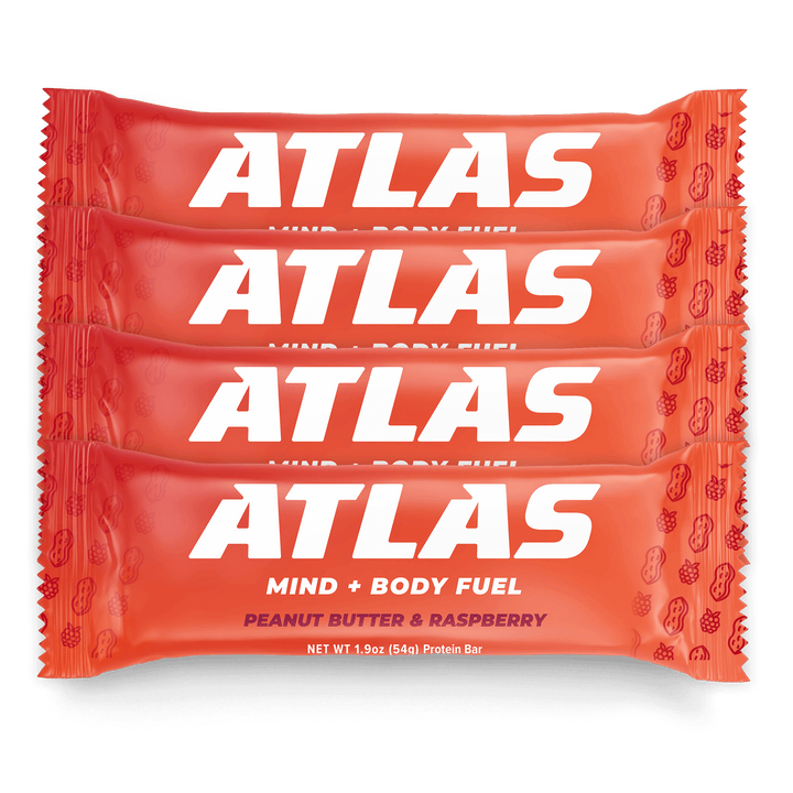 Peanut Butter & Raspberry (4-pack) - Atlas Bar
